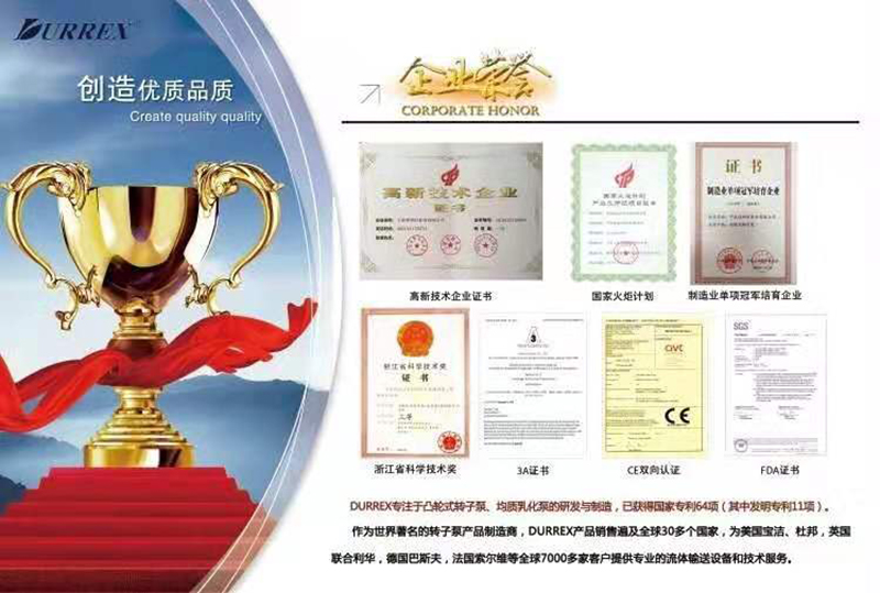 得利時泵業(yè)榮譽(yù)